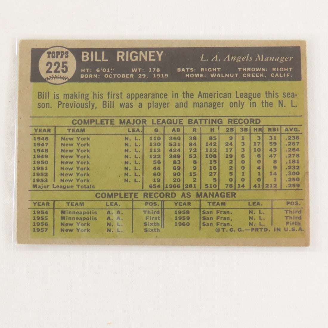 7 1960-61 Autographed Topps Baseball Cards - 5