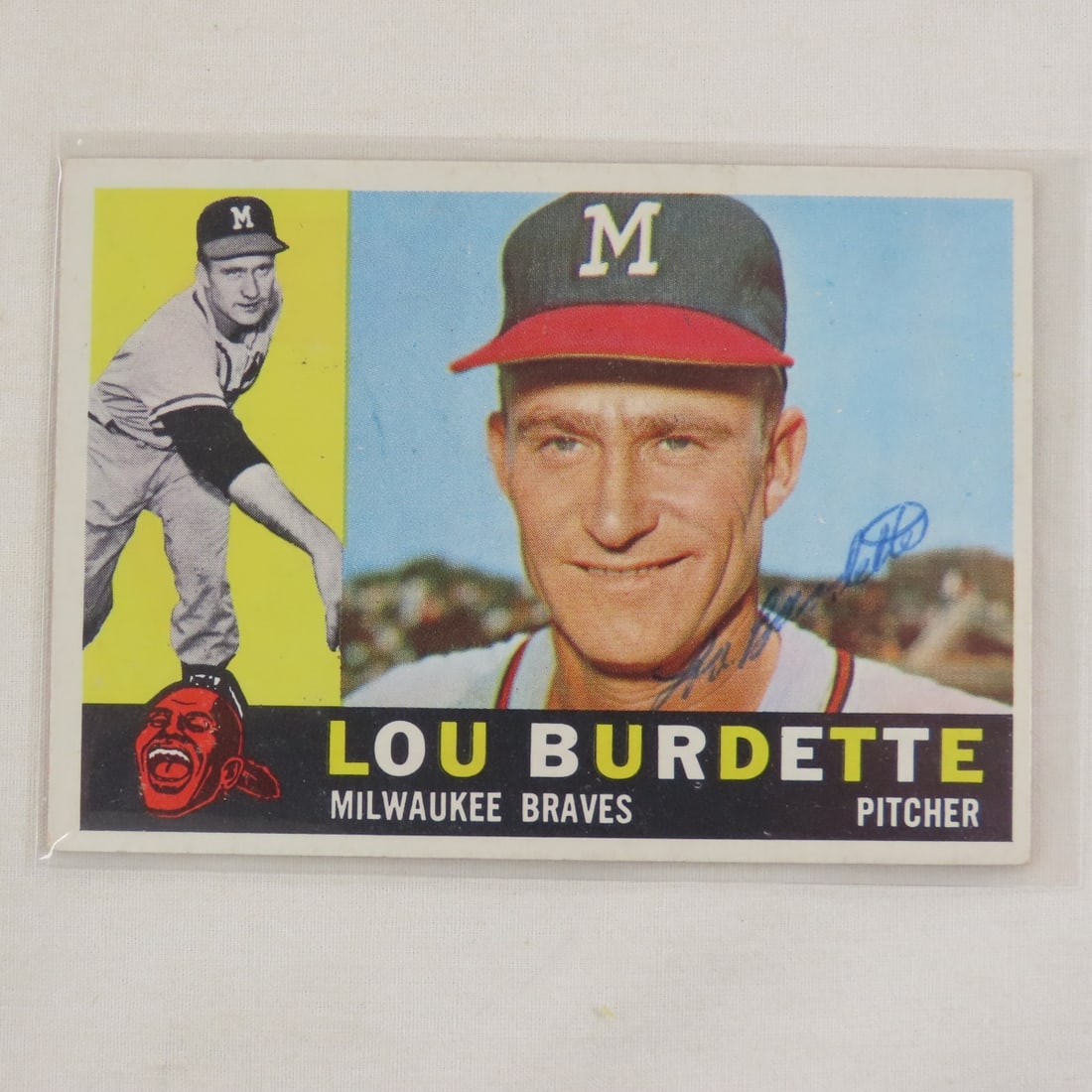 7 1960-61 Autographed Topps Baseball Cards - 6