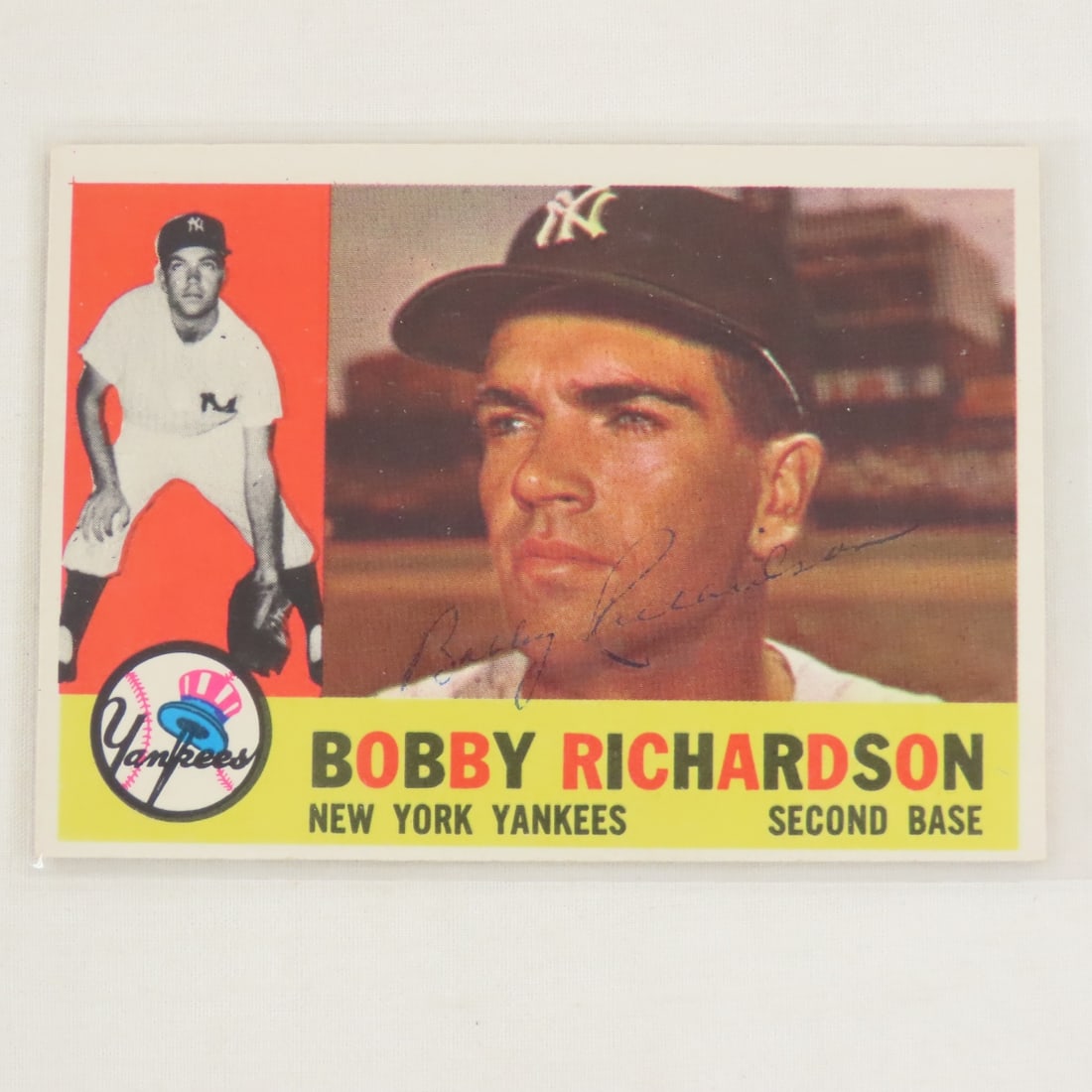 7 1960-61 Autographed Topps Baseball Cards - 8