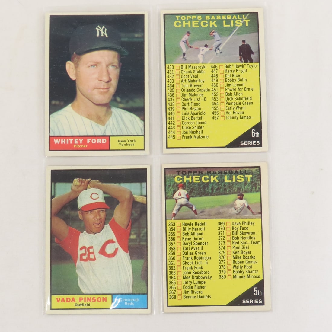 30 Super Sharp 1961 Topps Baseball Cards- Ford - 2