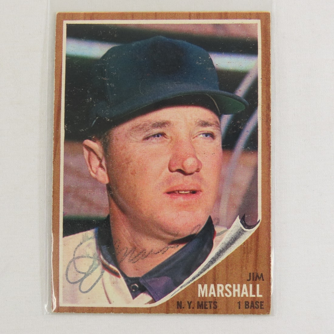 5 Autographed 1962 Topps Baseball Cards - 6