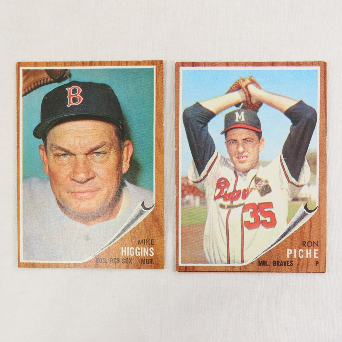 16 1962 Topps Baseball Cards- Matthews - 4