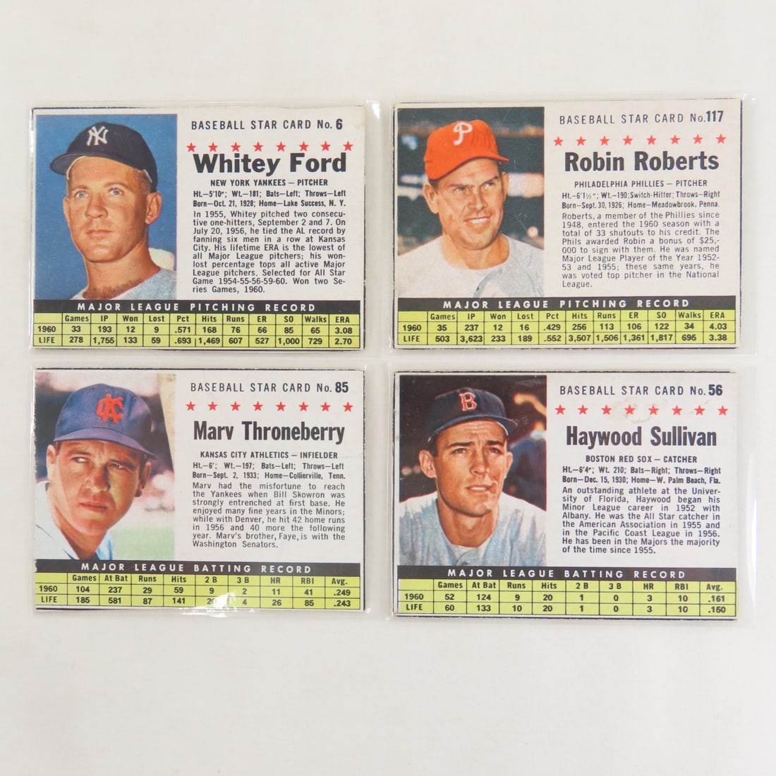 20 1961-63 POST Cereal Cards - 2