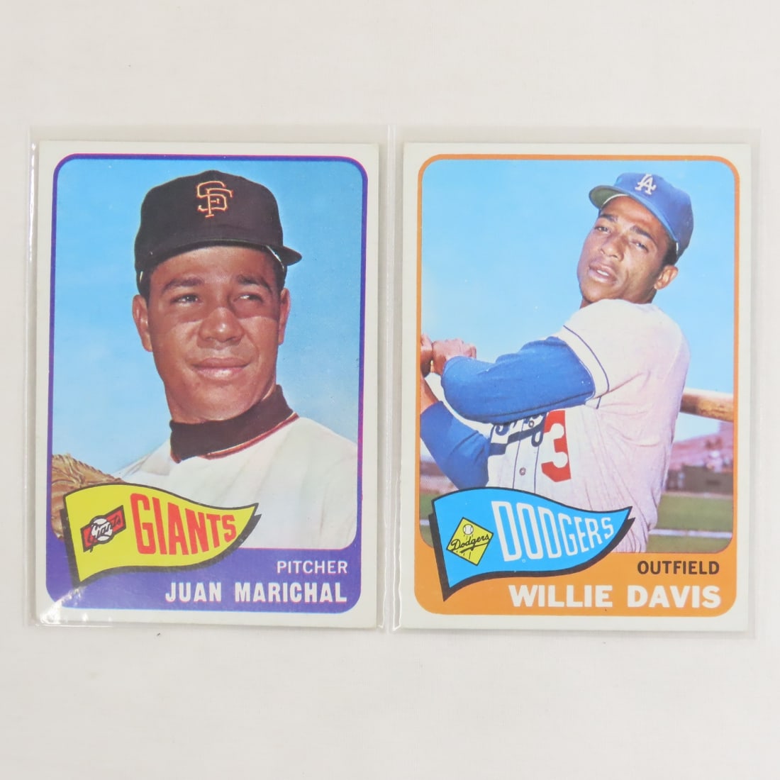 20 Sharp 1965 Topps Baseball Cards Crease Free - 2