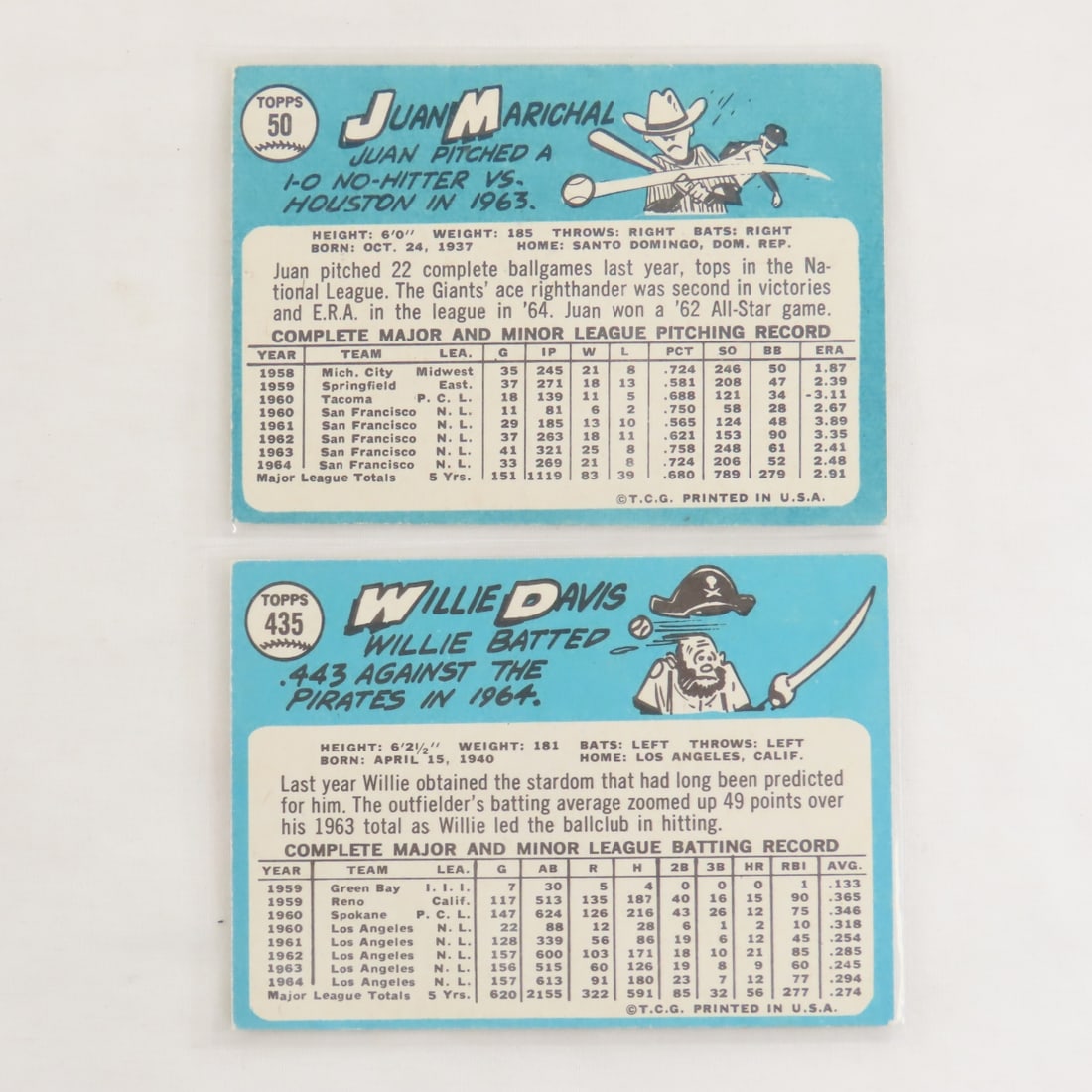 20 Sharp 1965 Topps Baseball Cards Crease Free - 3