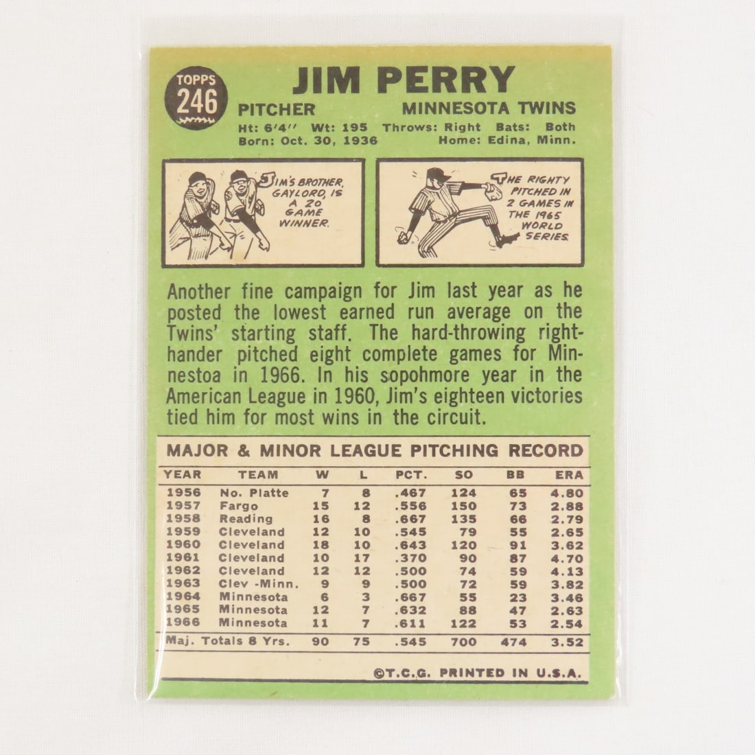 7 Autographed 1963-67 Topps Baseball Cards - 7