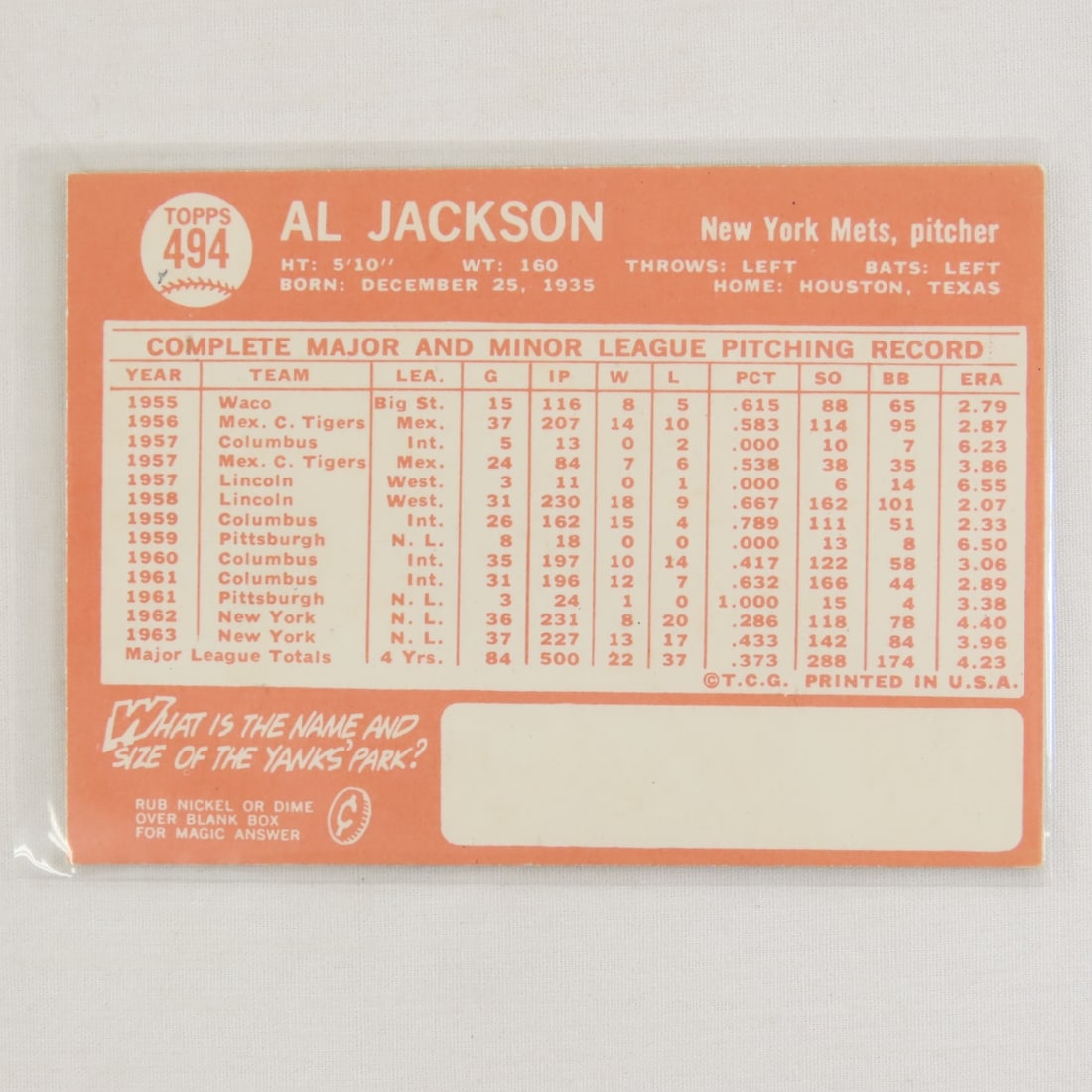 7 Autographed 1963-67 Topps Baseball Cards - 9