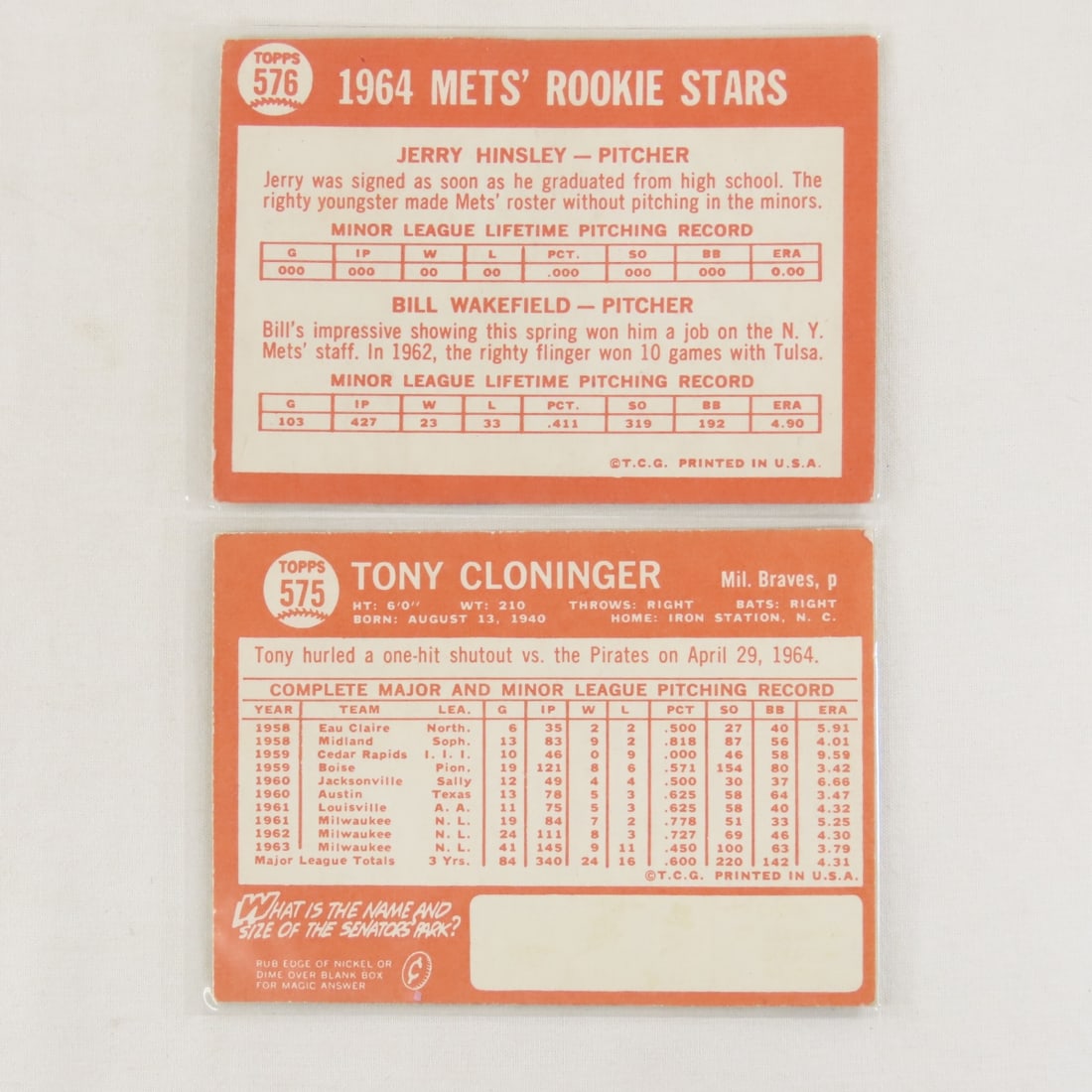 18 Sharp 1964 Topps Baseball Cards High Numbers - 3
