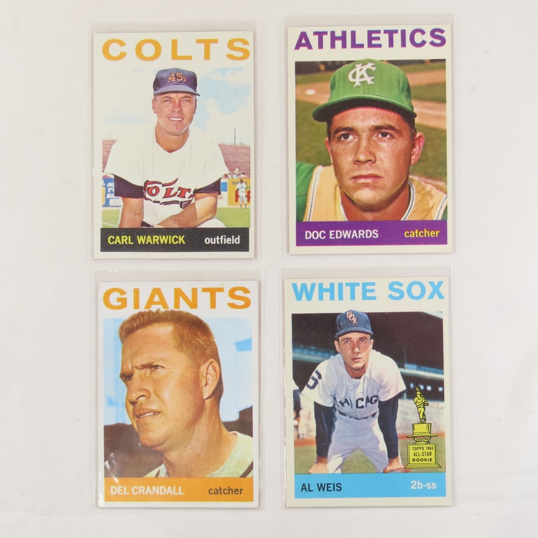 40 Sharo 1964 Topps Baseball Cards Crease Free - 14