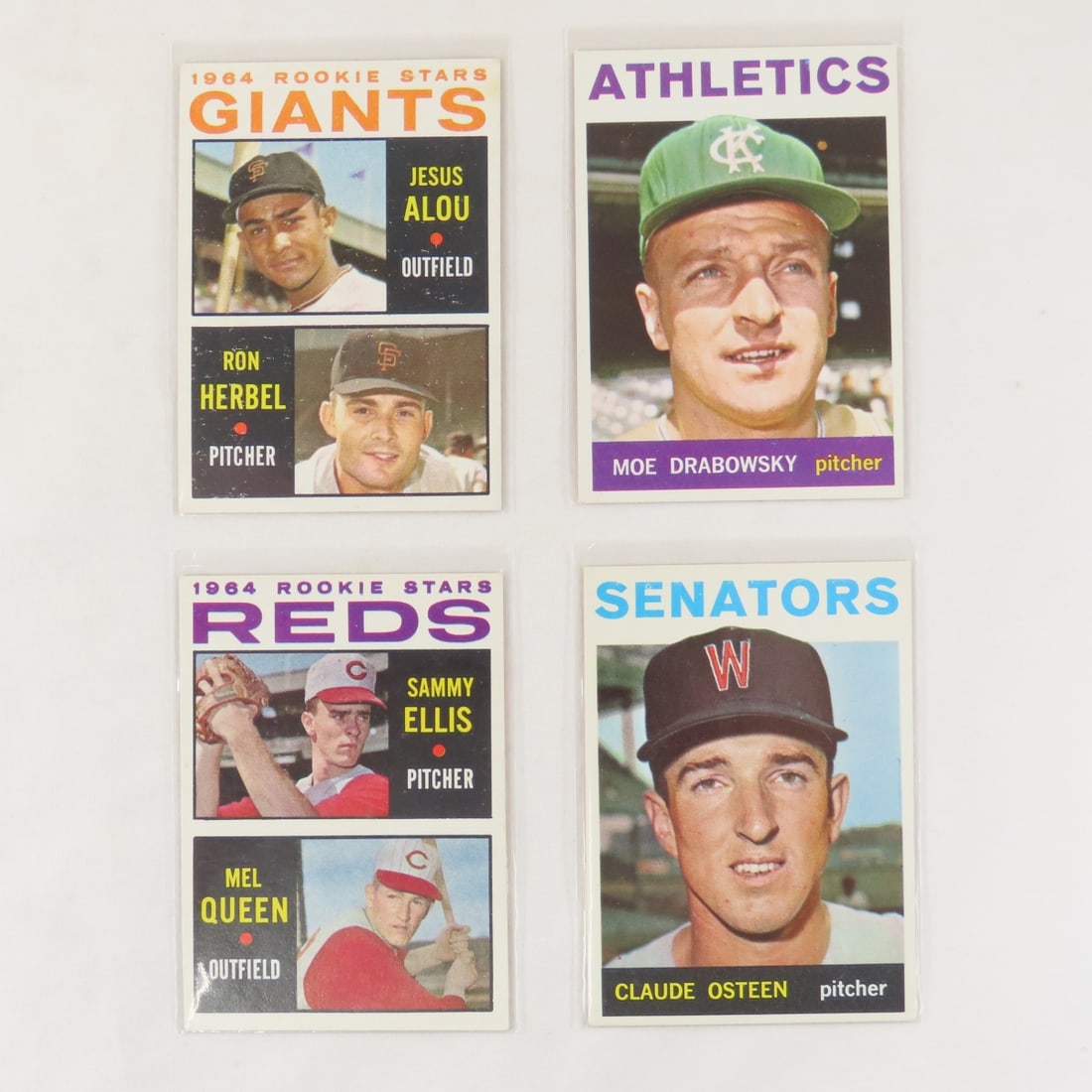 40 Sharo 1964 Topps Baseball Cards Crease Free - 20