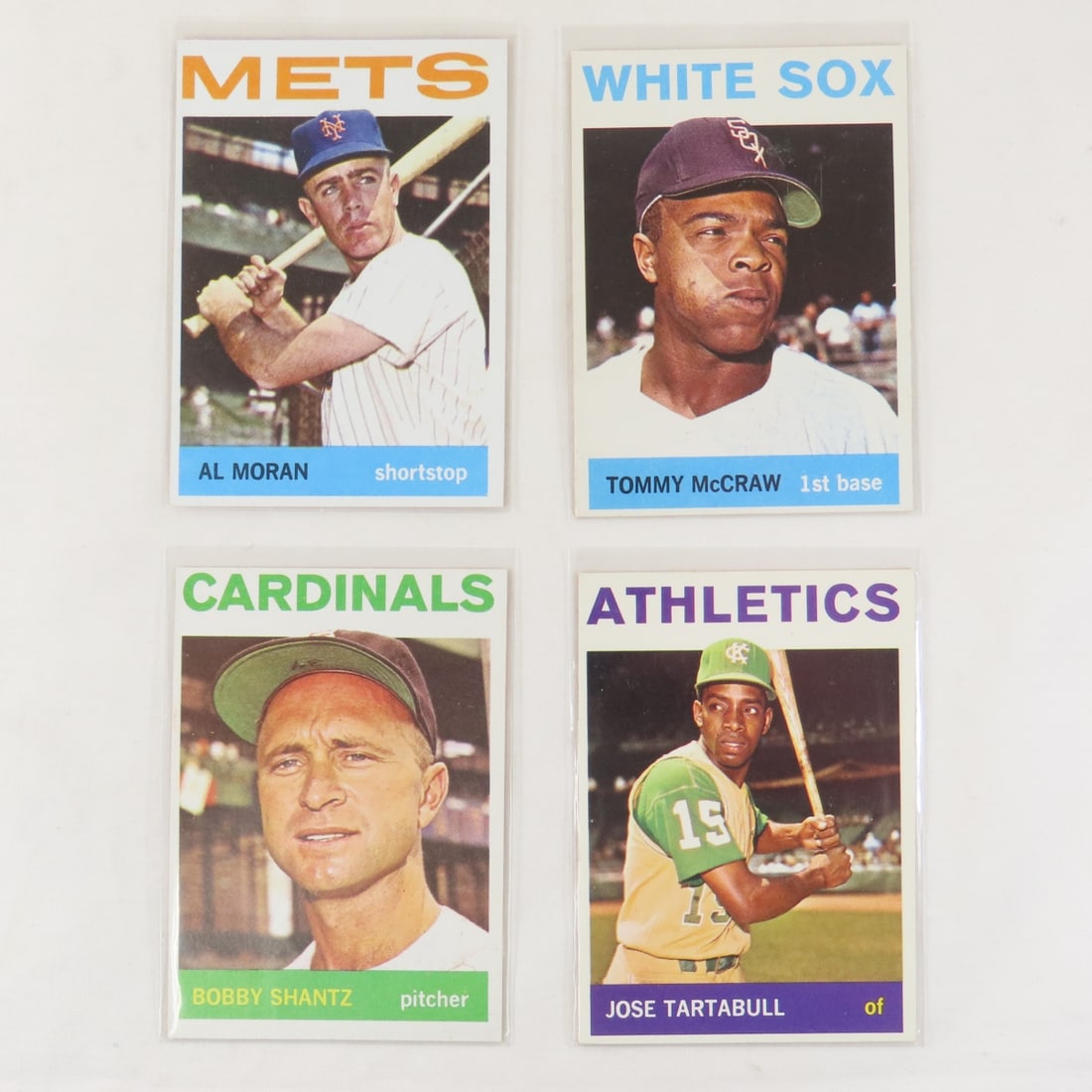 40 Sharo 1964 Topps Baseball Cards Crease Free - 8