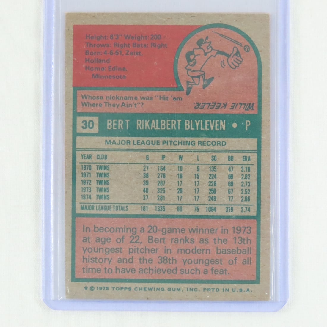 7 Autographed 1970-75 Topps Baseball Cards - 15
