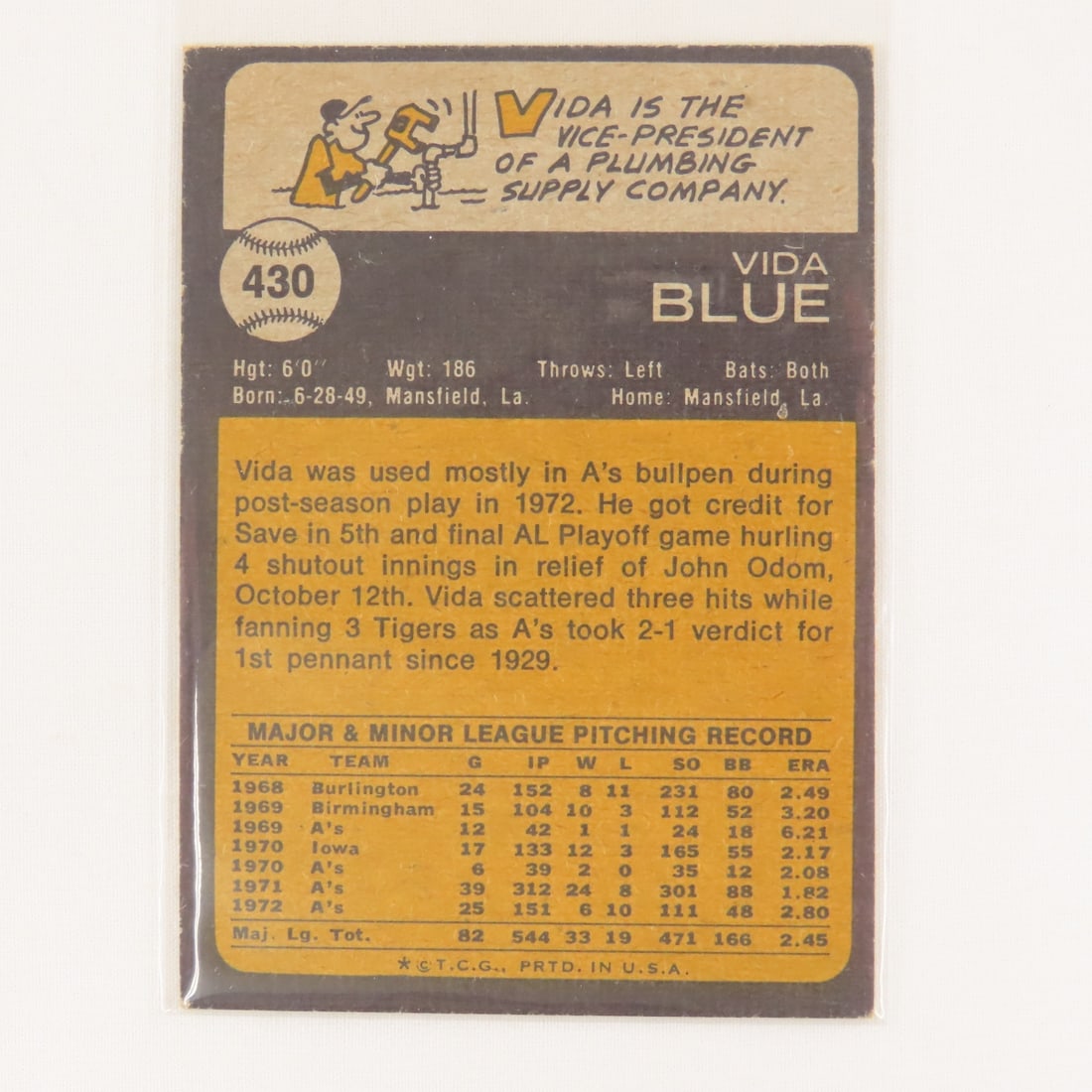 7 Autographed 1970-75 Topps Baseball Cards - 5