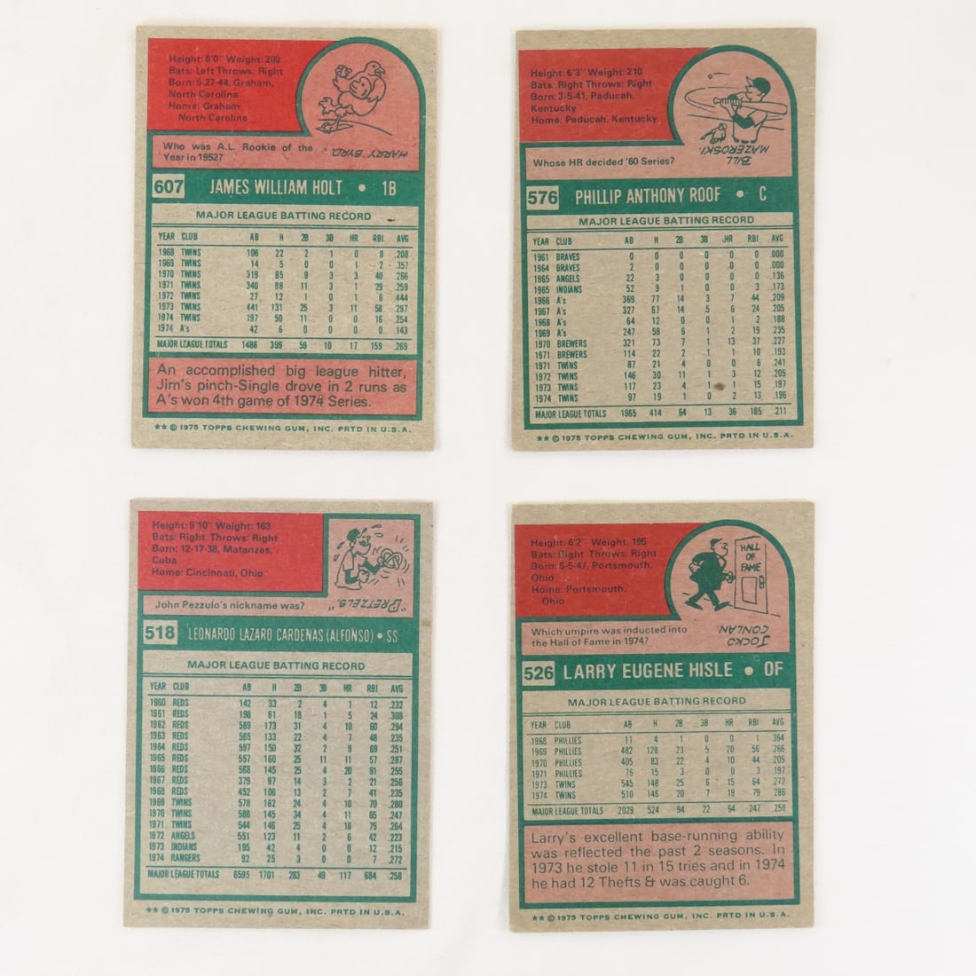 30 Sharp 1970's Topps Baseball Cards - 7