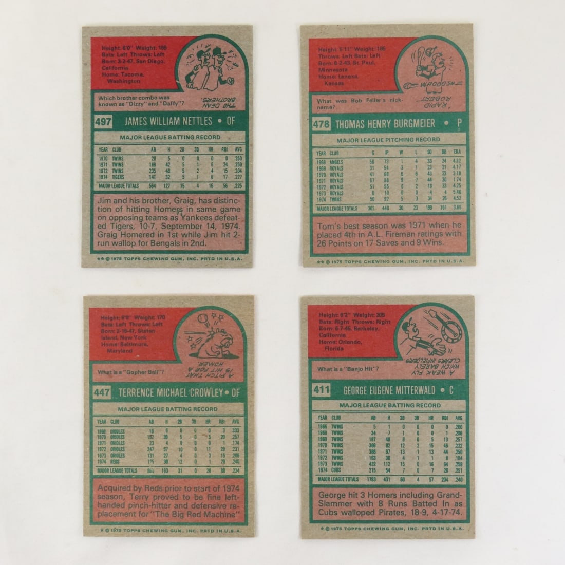 30 Sharp 1970's Topps Baseball Cards - 9