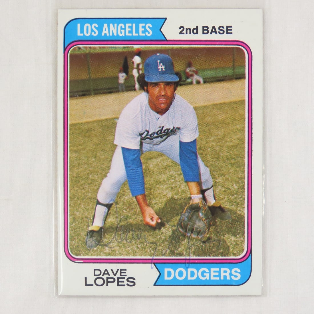 6 Autographed 1974 & 1976 Topps Baseball Cards - 10