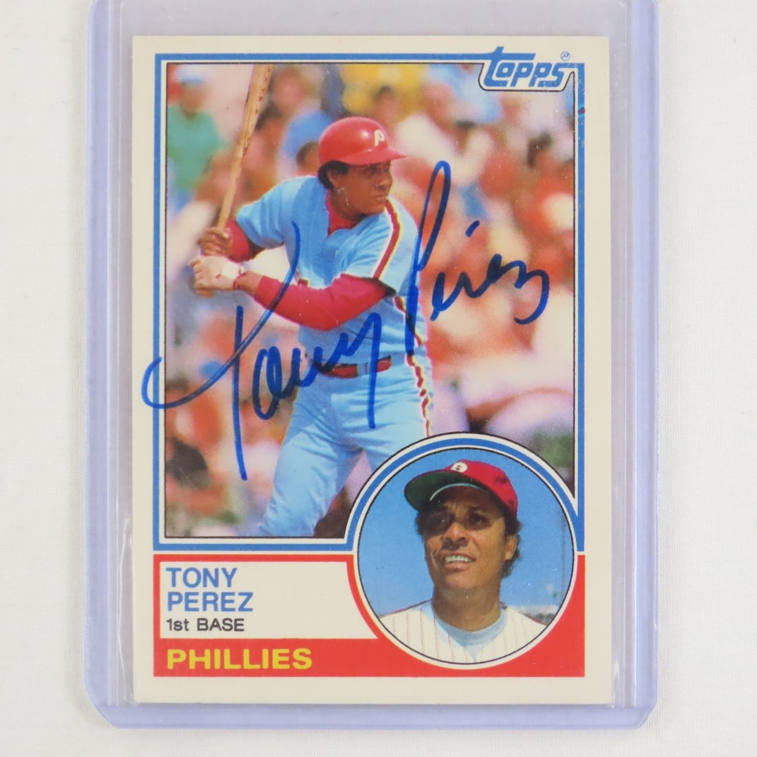 6 Autographed 1980's Baseball Cards - 4