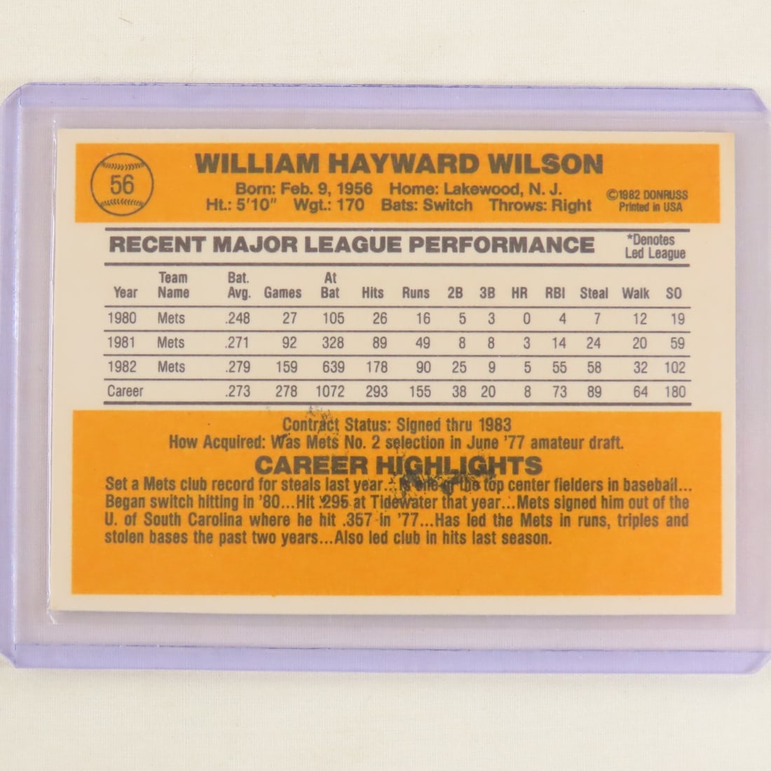 6 Autographed 1980's Baseball Cards - 7