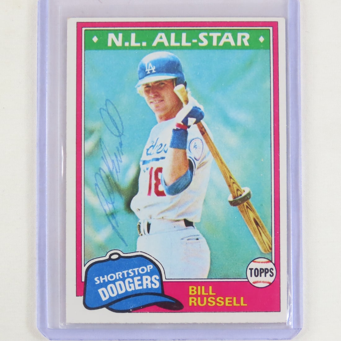 6 Autographed 1980's Baseball Cards - 8