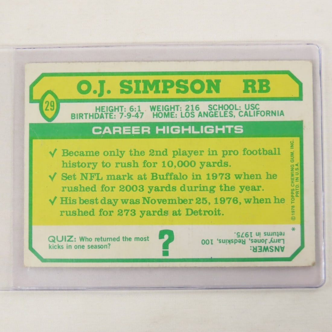 9 Vintage Sharp Football Cards - 3