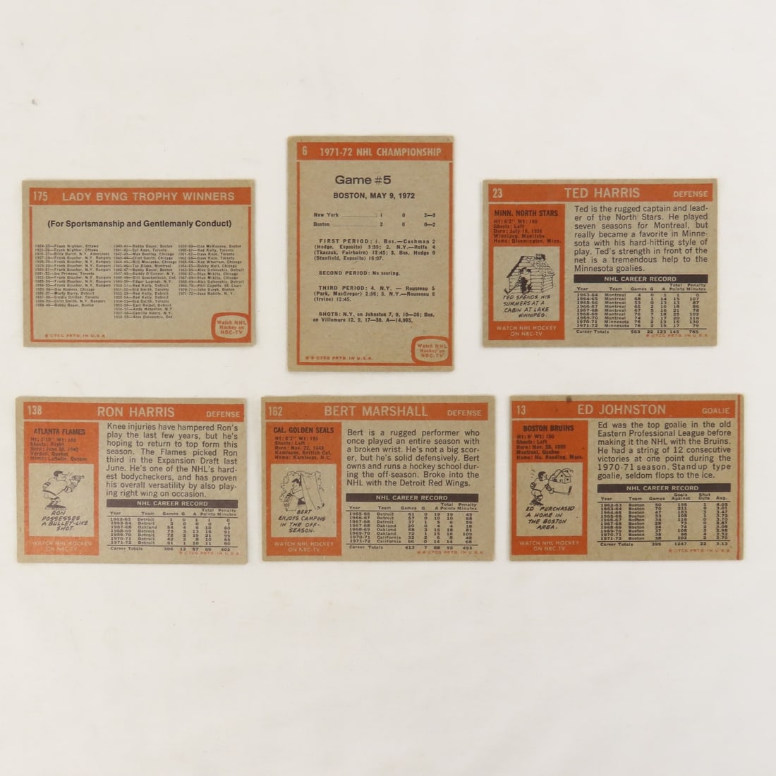1972-73 Topps & Other Vintage Hockey Cards - 5