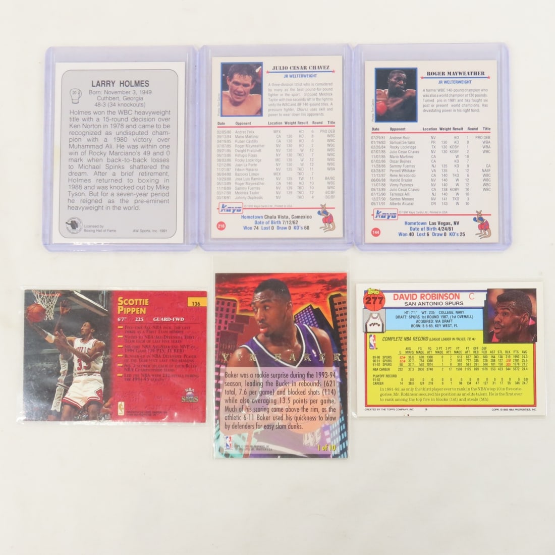 Mixed NBA Basketball & 3 Boxing Trading Cards - 5
