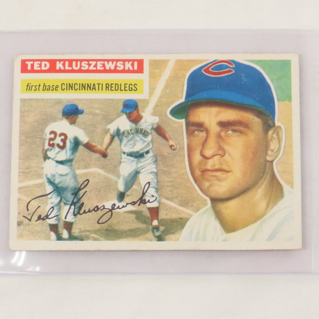 1956 Topps Ed Mathews & Ted Kluszewski Cards - 2