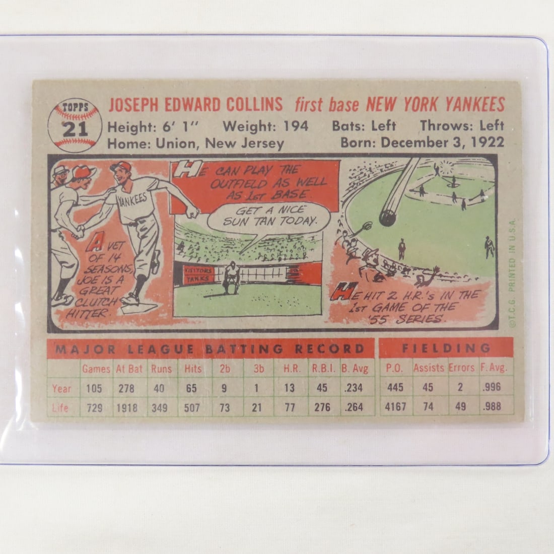 6 1956 Topps Yankees Cards- Phil Rizutto- sharp - 13
