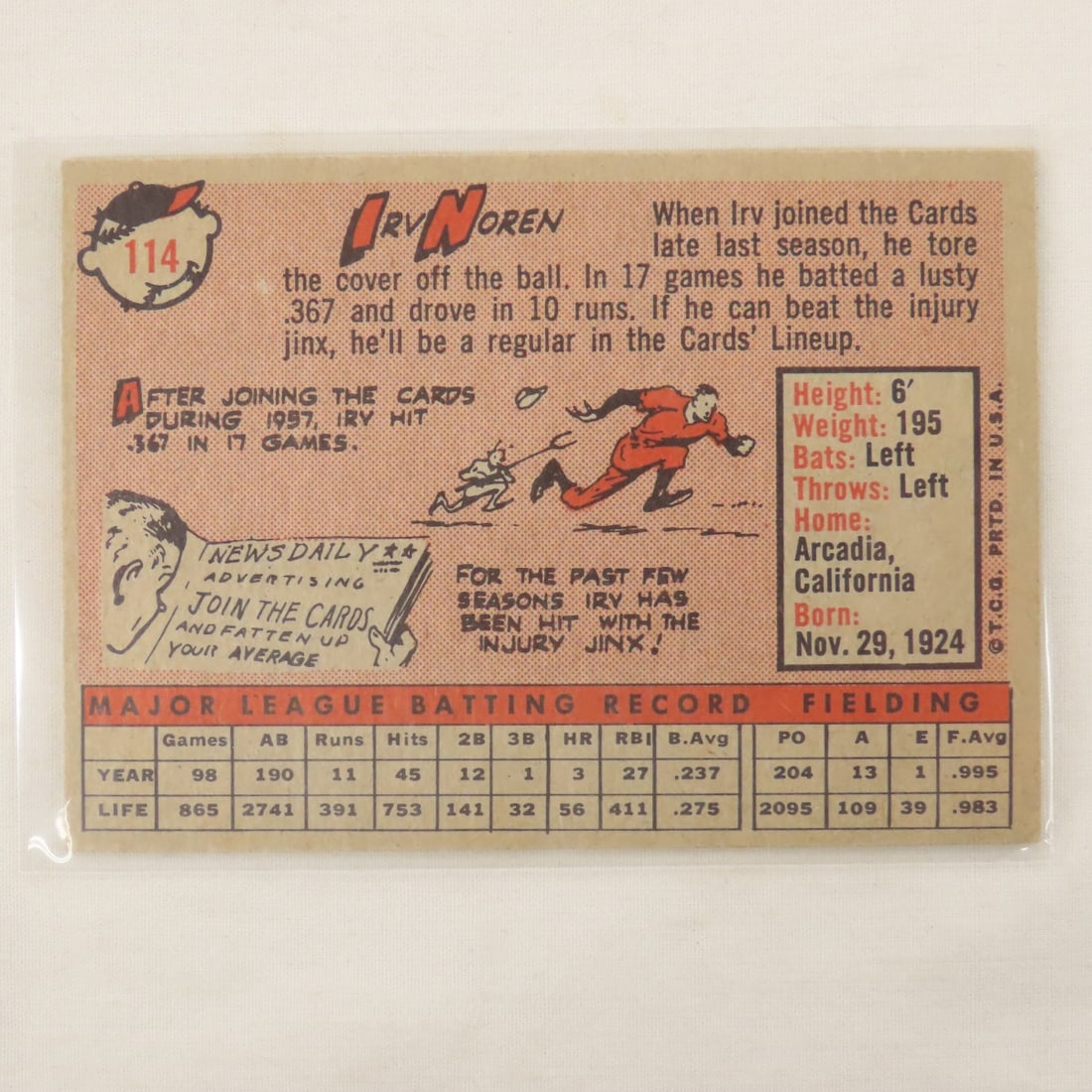 8 1958 Topps Baseball Cards- Ford, Snider - 13