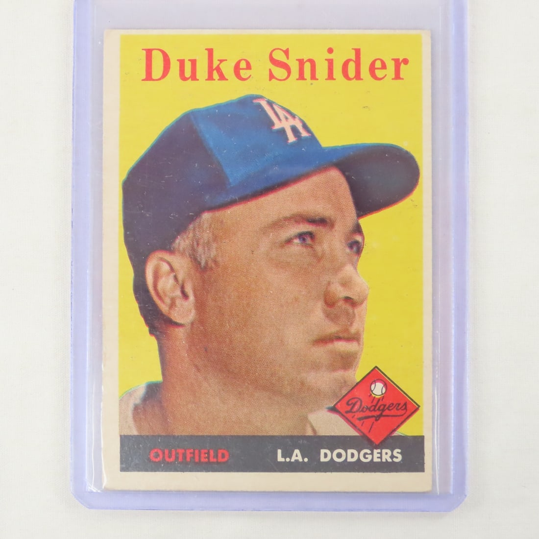 8 1958 Topps Baseball Cards- Ford, Snider - 4