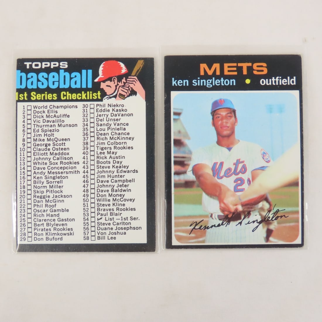 20 1971 Topps Baseball Cards- sharp - 2