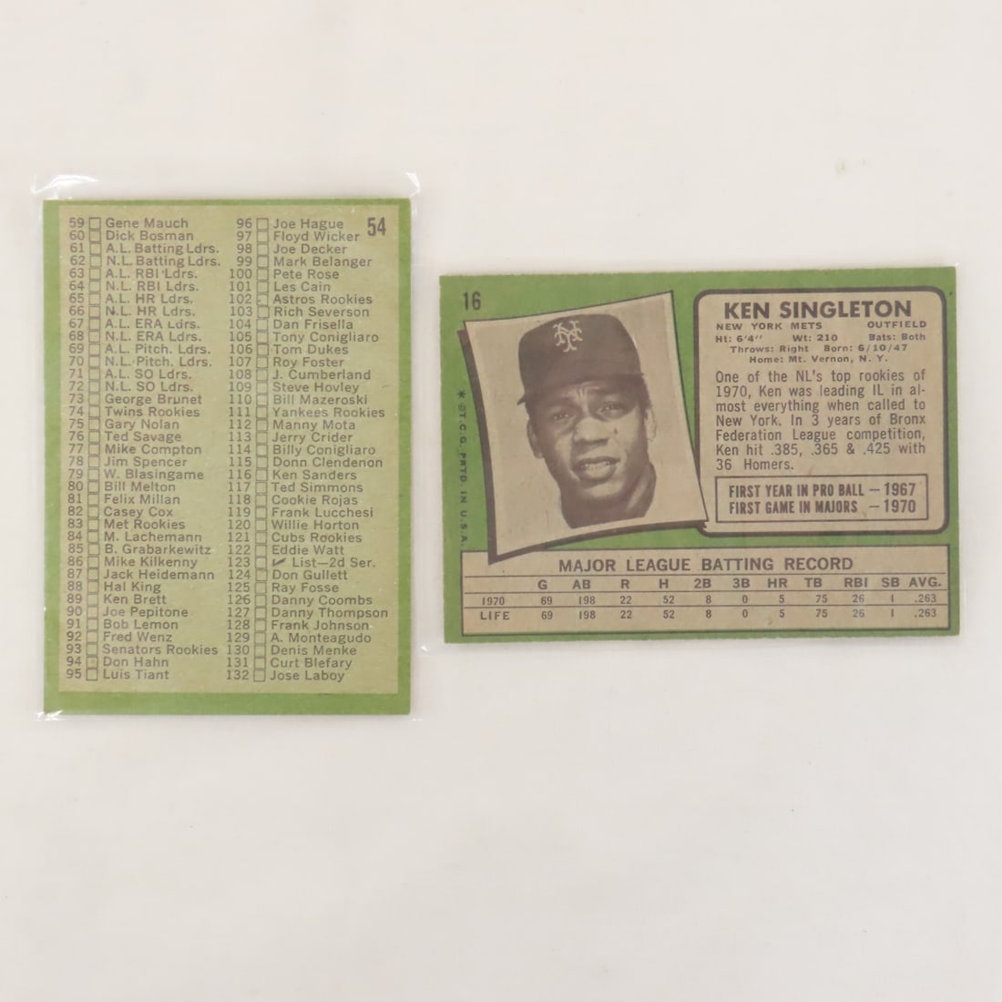 20 1971 Topps Baseball Cards- sharp - 3