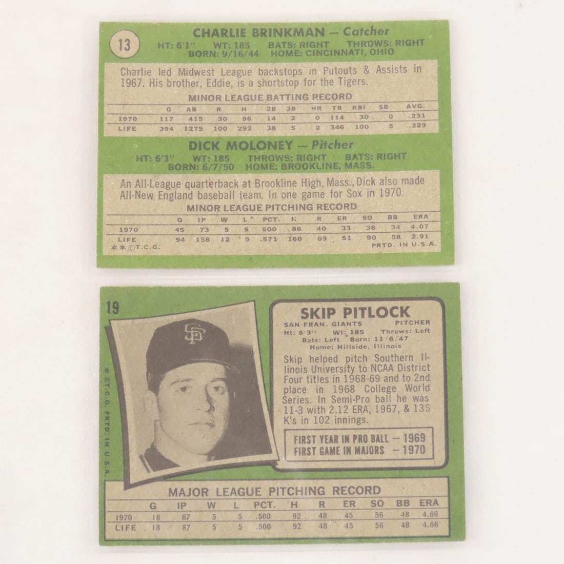 20 1971 Topps Baseball Cards- sharp - 7