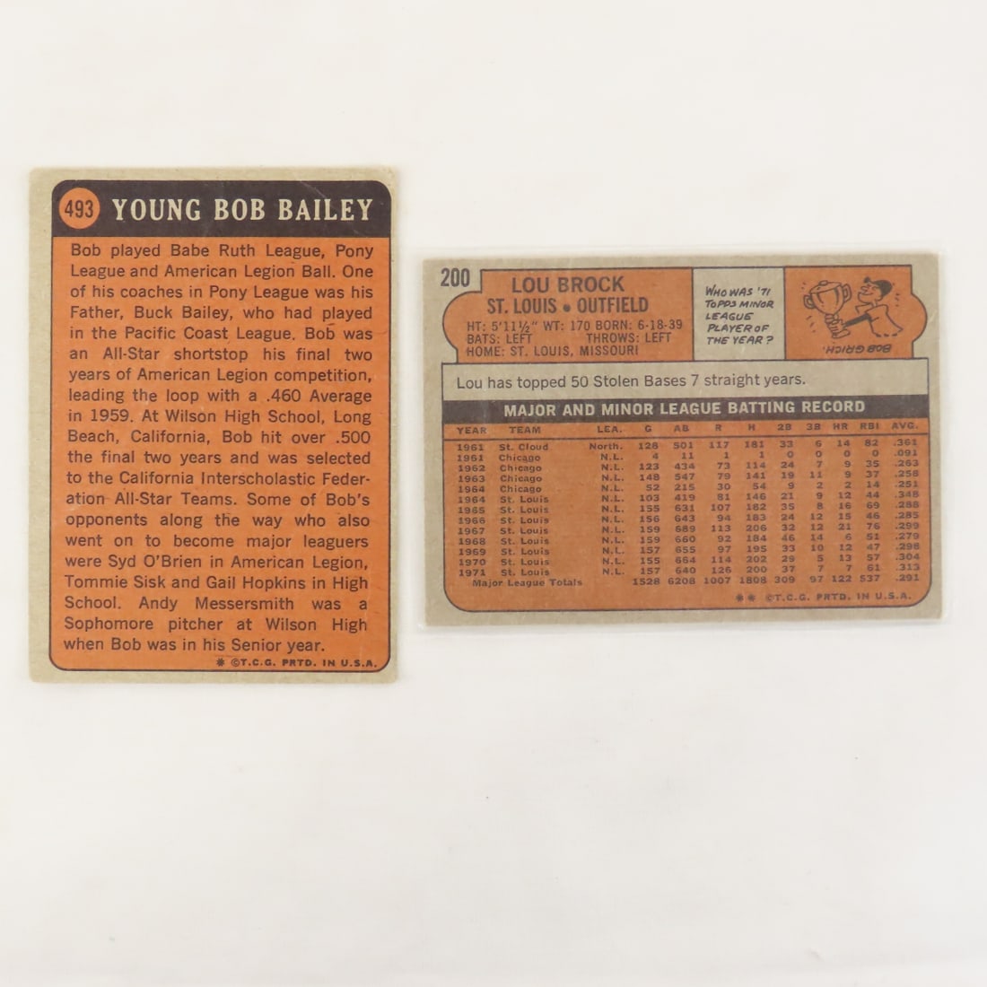 20 1972 Topps Baseball Cards- Vida Blue - 13