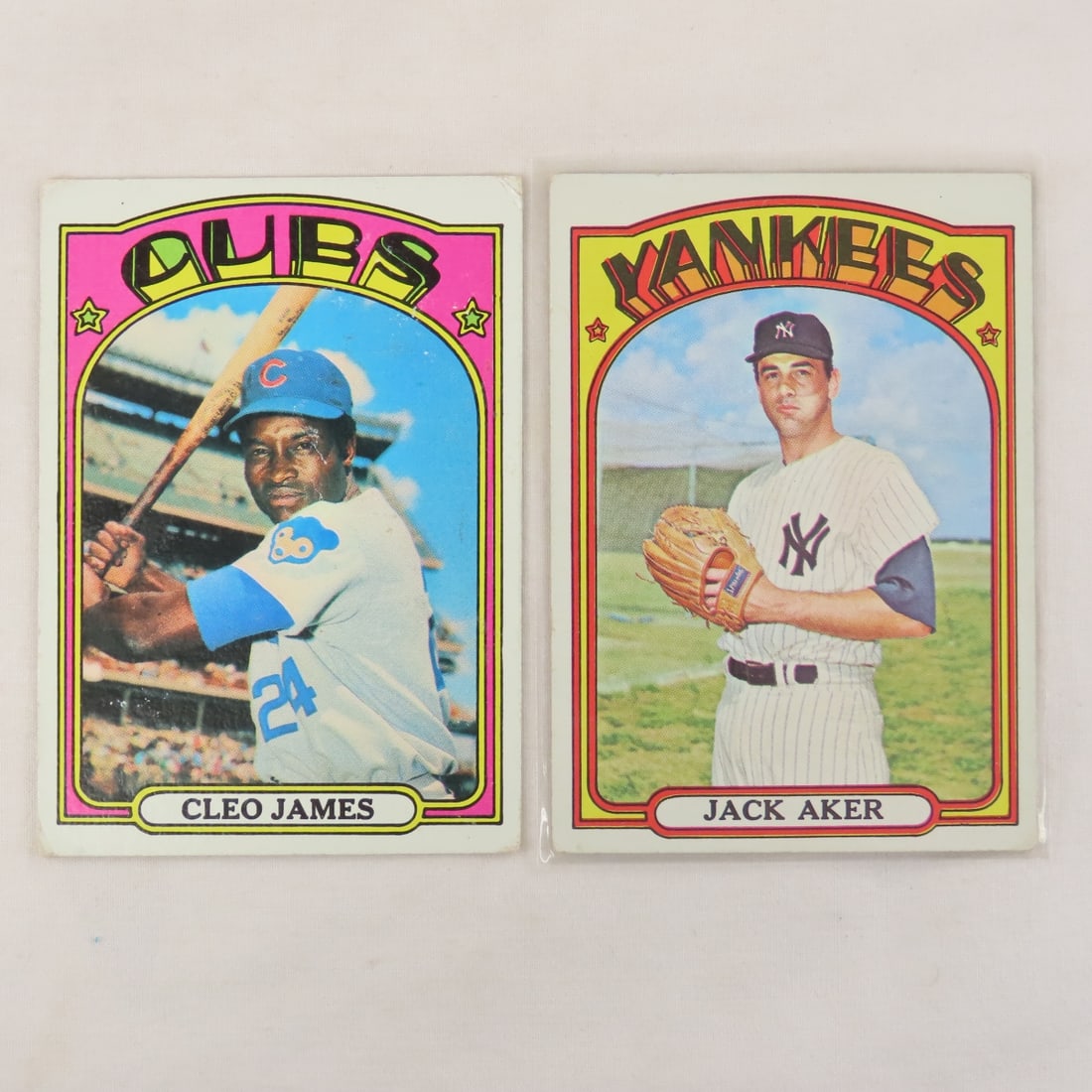 20 1972 Topps Baseball Cards- Vida Blue - 8
