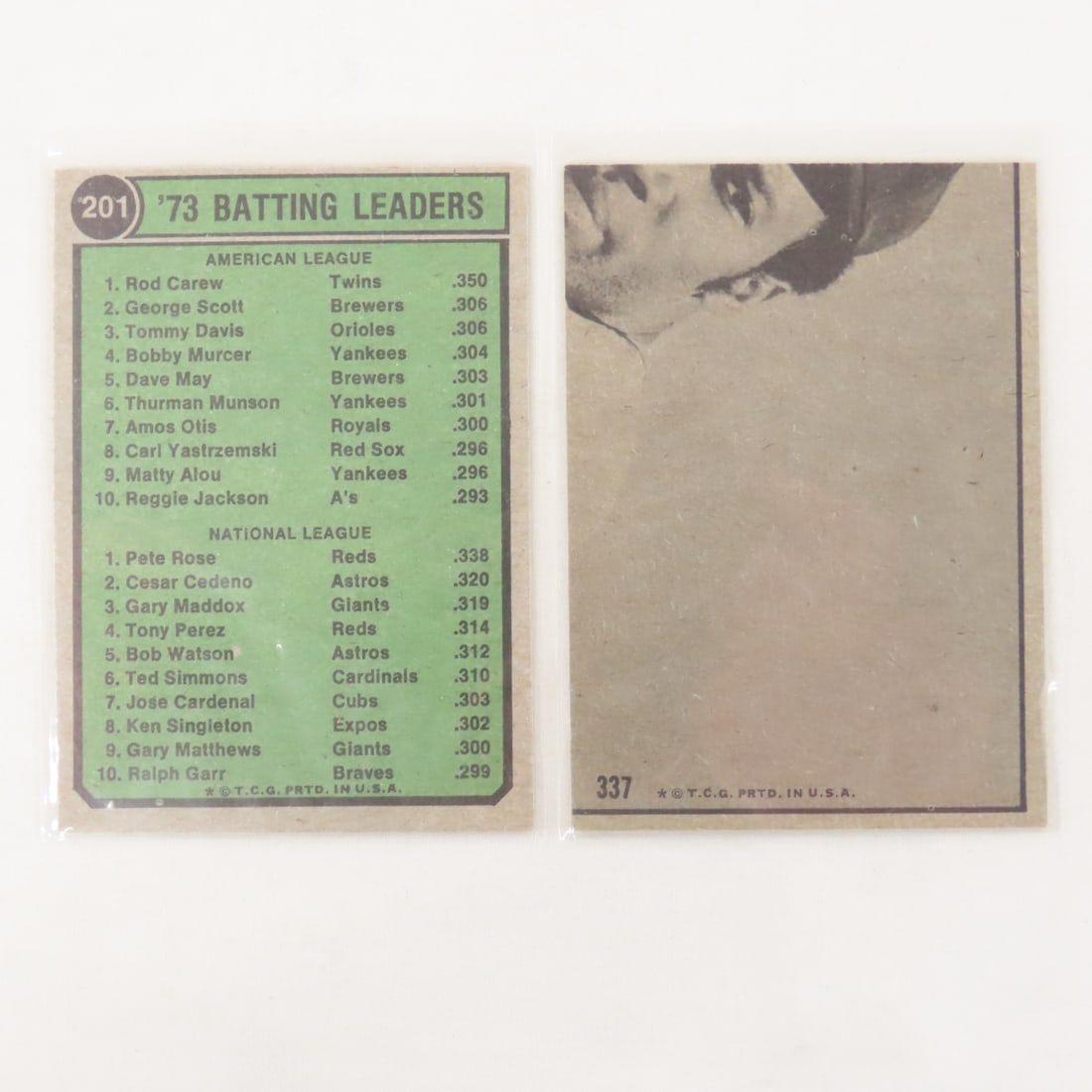 13 1973 & 1974 Topps Baseball Cards- super sharp - 3