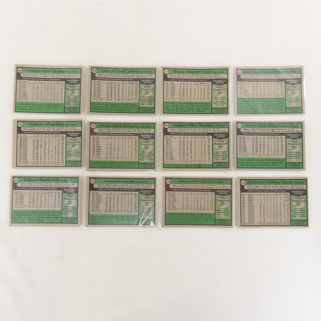 60+ Topps Baseball Cards- sharp stars- Carew - 11