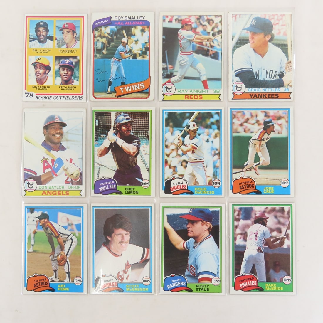 60+ Topps Baseball Cards- sharp stars- Carew - 4