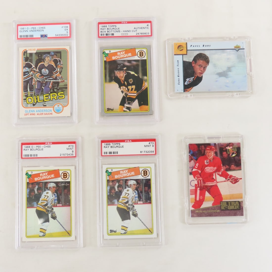 1980s & 90s Star Hockey Cards, 4 PSA Graded - 2