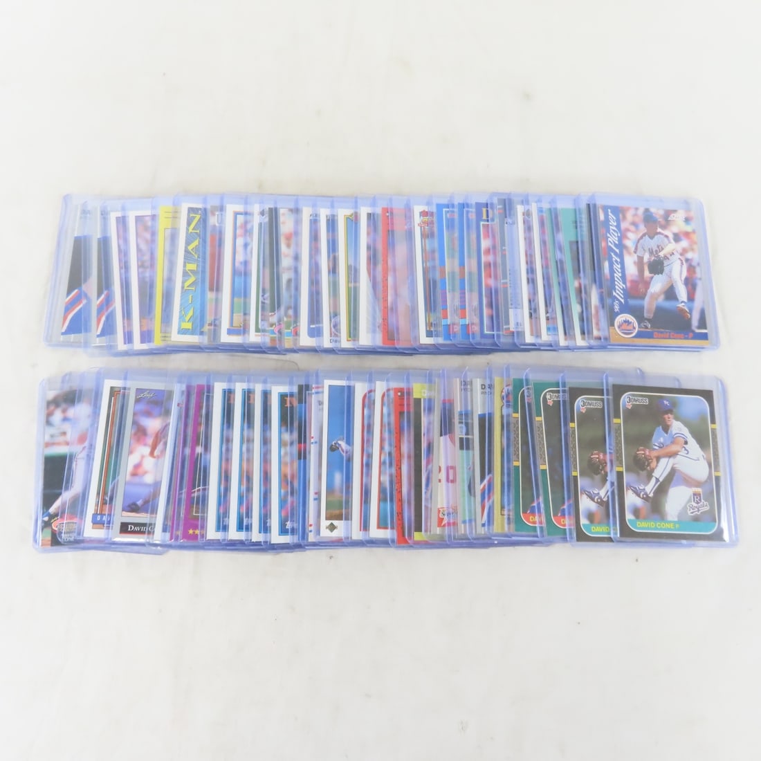 55+ David Cone Baseball Cards Including Rookies: 55+ David Cone Baseball Cards Including Rookies - LOT SIZE: 5x4x6 3 LBS All information and photos, which are part of the description, are intended to be as accurate as possible, but errors are
