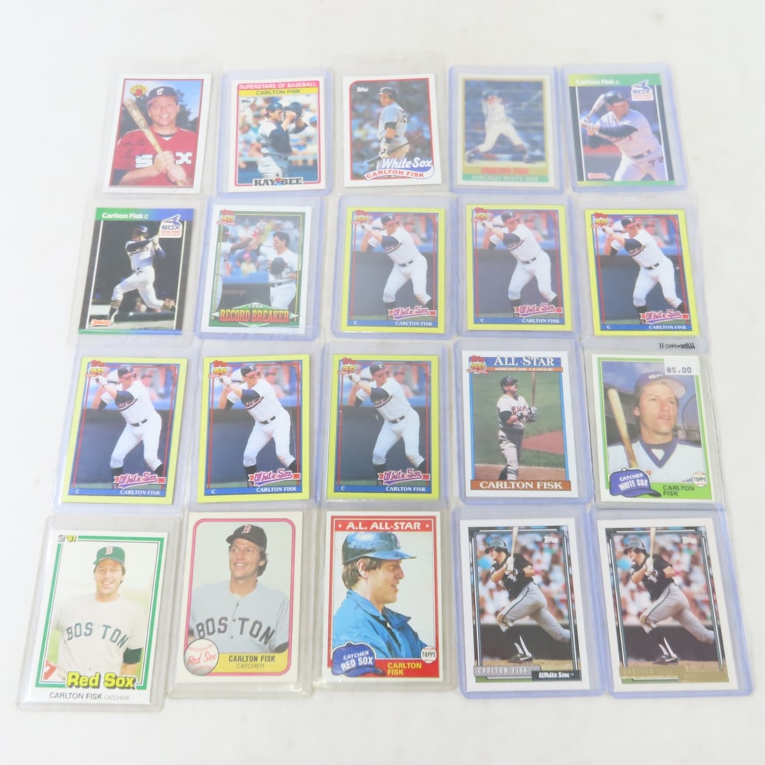 175+ 1980s & 90s Carlton Fisk Baseball Cards - 2