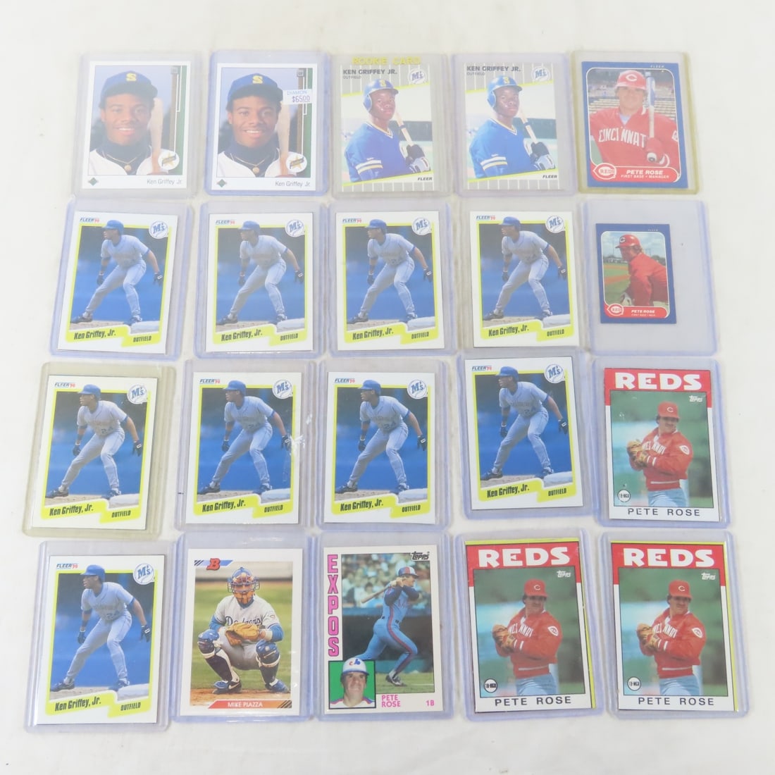Collection of Star Baseball Cards 1980's & newer - 2