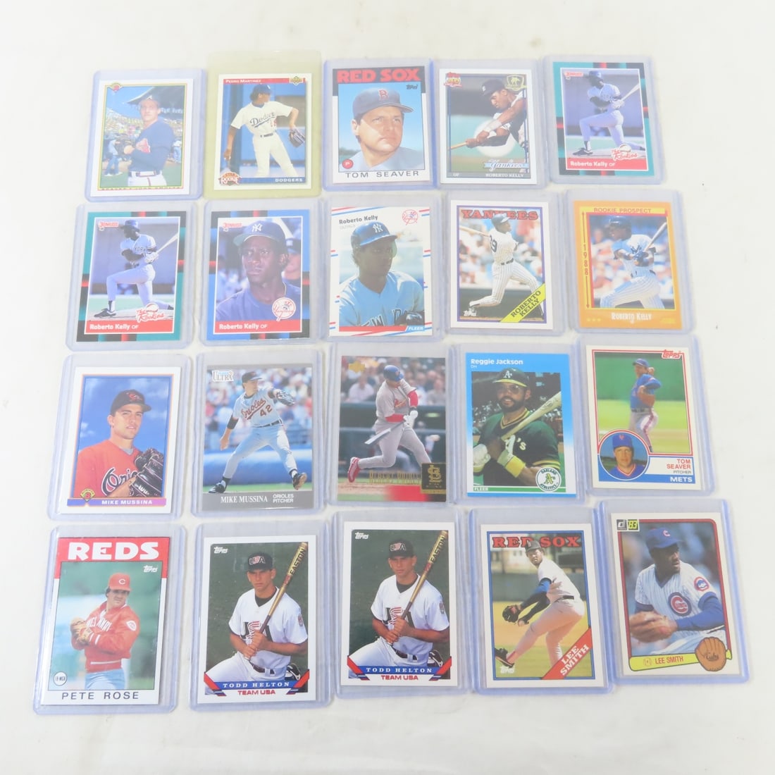 Collection of Star Baseball Cards 1980's & newer - 6