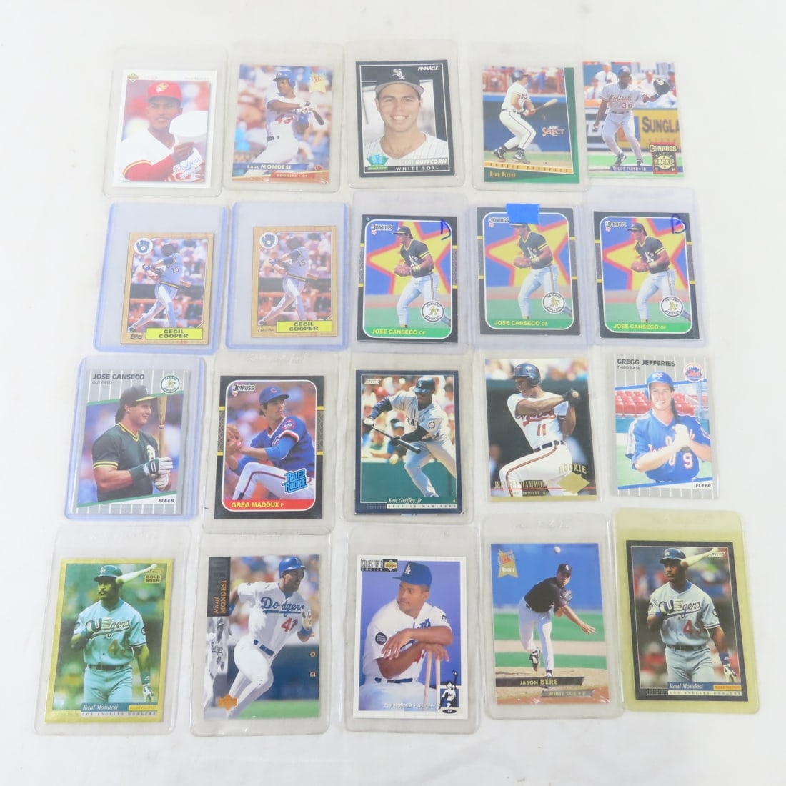 Collection of Star Baseball Cards 1980's & newer - 8