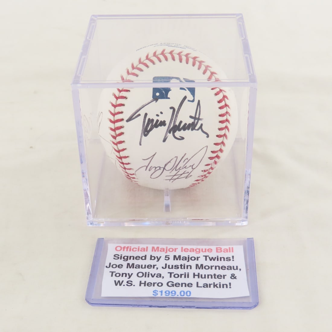 5 MN Twins Signed Ball & Bob Casey Signed Ball - 8
