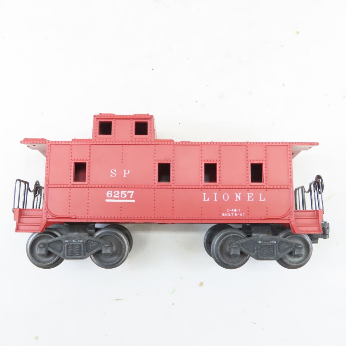 Vintage Lionel O Gauge 1655 Engine, Tank, Caboose - 7