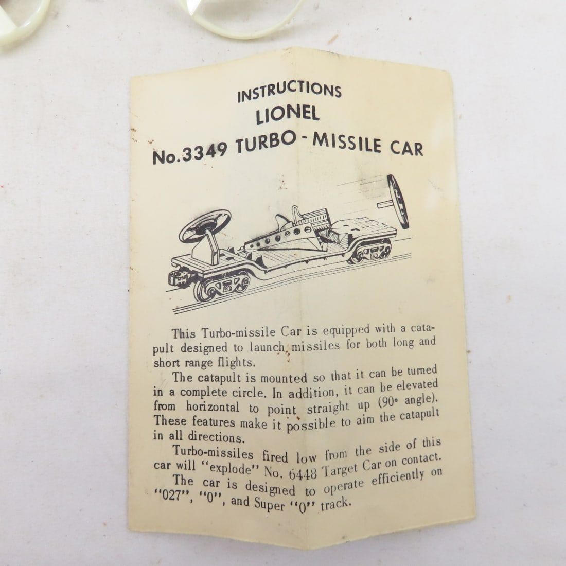 Vintage Lionel O Gauge Missile Car, Structures - 7