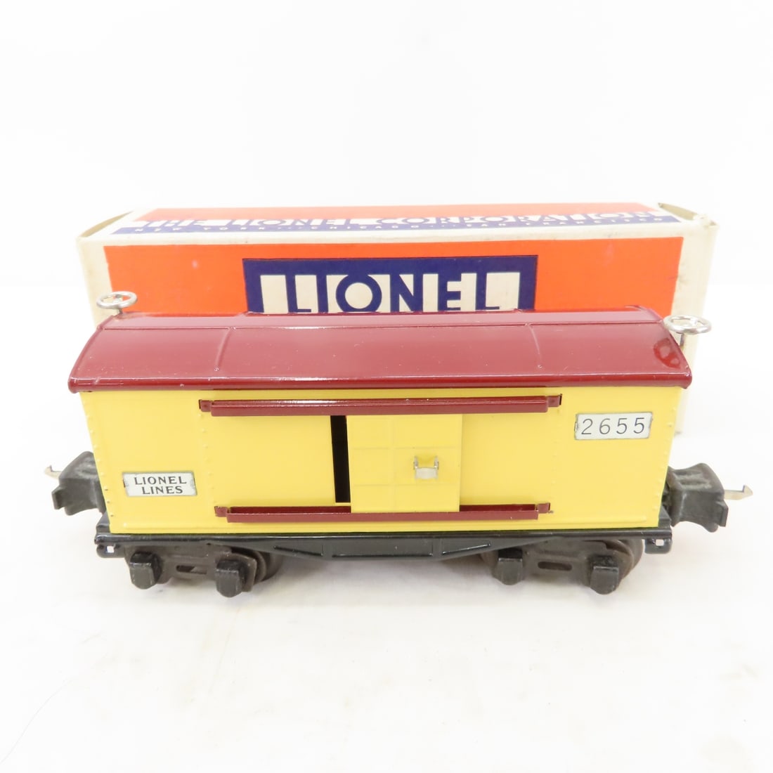 Lionel O Gauge Pre-War 1666 Engine & Other Cars - 5