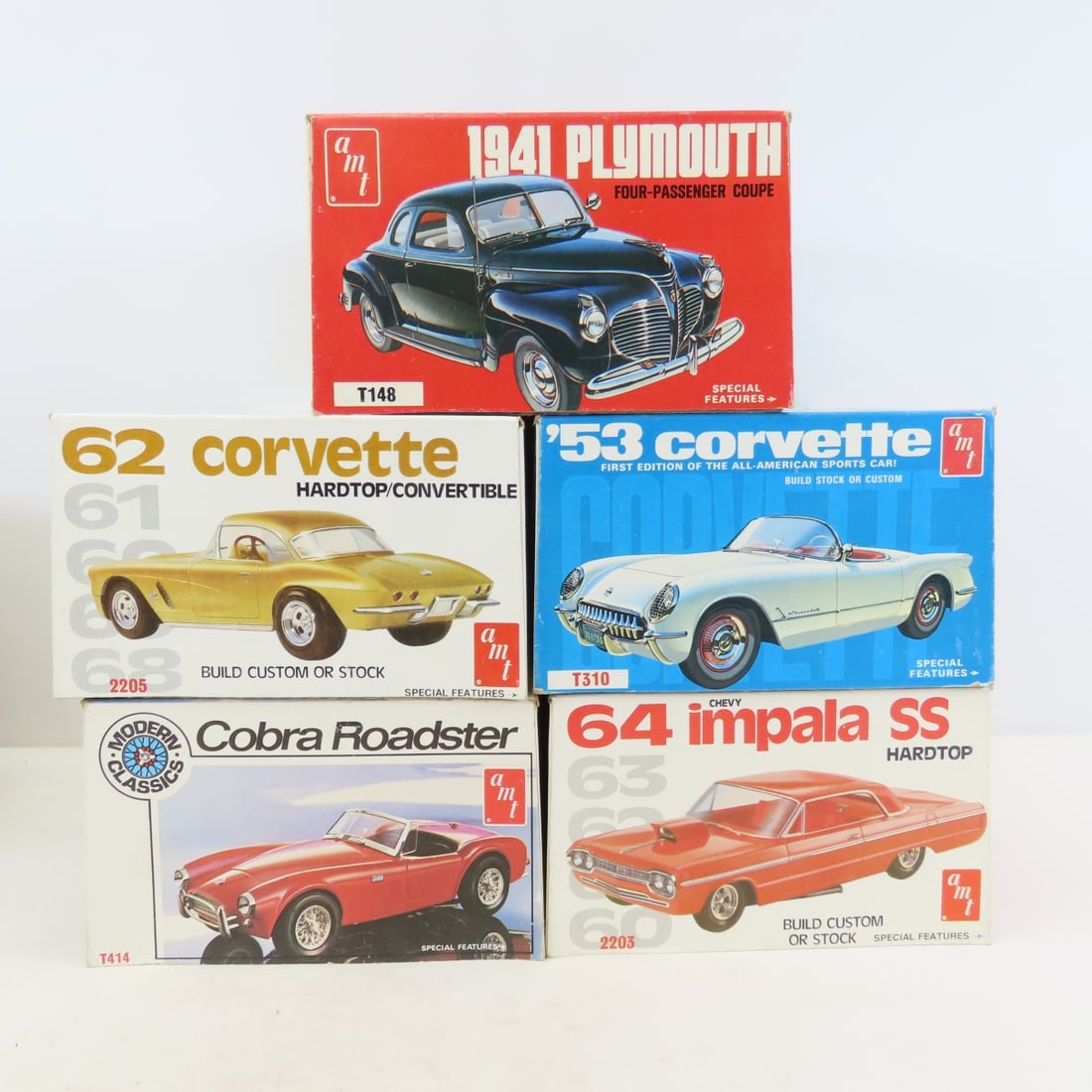 10+ Vintage AMT Car & Plane Models, Corvette, More - 16