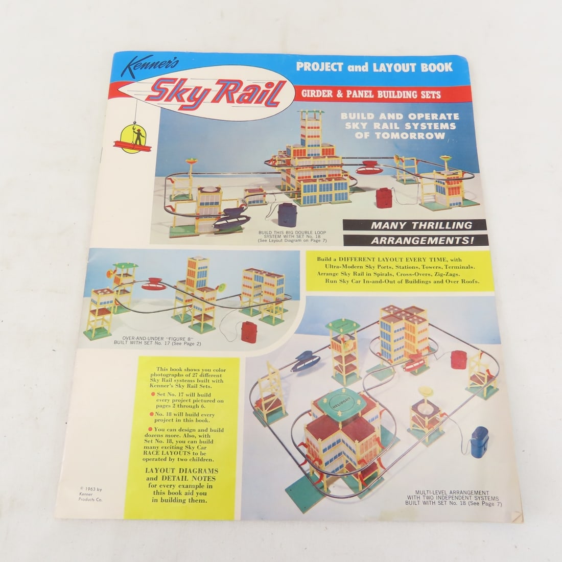 Vintage Kenner Sky Rail Girder & Panel Build Set - 12